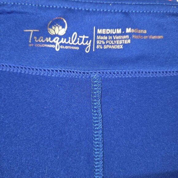 Tranquility By Colorado Clothing Womens Blue Patterned Skort Size M Polyester/Sp - Picture 4 of 7
